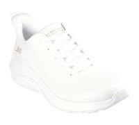 (5 UK, White) Skechers Womens/Ladies Bobs Squad Waves Still Wading Trainers