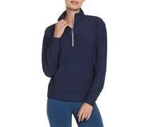 (L, Navy) Skechers Womens/Ladies GoLuxe Quarter Zip Pullover