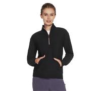 Skechers Womens/Ladies GoLuxe Ribbed Quarter Zip Sweatshirt GT21551