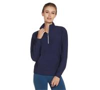 Skechers Womens/Ladies GoLuxe Ribbed Quarter Zip Sweatshirt GT21551