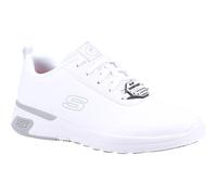 (5 UK, White) Skechers Womens/Ladies Marsing Gmina Slip Resistant Leather Trainers