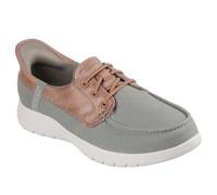(6 UK, Olive) Skechers Womens/Ladies On The Go Flex Palmilla Boat Shoes