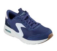 (8 UK, Navy/White) Skechers Womens/Ladies Skech-Air Court Air Wave Suede Trainers