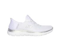 Skechers Womens/Ladies Summits - Diamond Dream Trainers (White/Silver) - Size UK 3