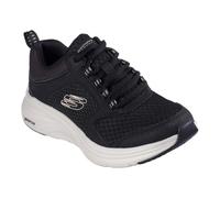 (5 UK, Black/Pink) Skechers Womens/Ladies Vapor Foam Trainers