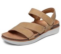 Skechers Women's Lifted Comfort Sandal, Chestnut, 4 UK