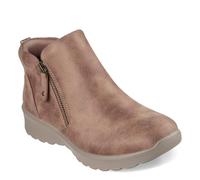 Skechers Lovely Vibe Side Zip Bootie - Mushroom, Light Brown, Size 3, Women Light Brown