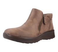 Skechers Women's Lovely Vibe Fall in Bloom Ankle Boot, Chocolate Microleather, 7 UK