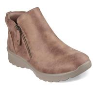 Skechers Women's Lovely Vibe-Fall in Bloom Ankle Boot, Mushroom, 2 UK