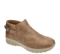 Skechers Women's Lovely Vibe-Moonlight Ankle Boot, Tan, 8