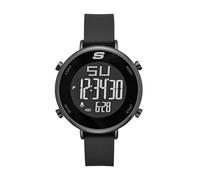Skechers Women's Magnolia Quartz Metal and Silicone Digital Watch Color: Black (Model: SR6065)