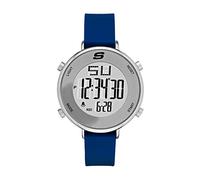 Skechers Women's Magnolia Quartz Metal and Silicone Digital Watch Color: Silver, Blue (Model: SR6067)