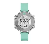 Skechers Women's Magnolia Quartz Metal and Silicone Digital Watch Color: Silver, Mint Green (Model: SR6070)