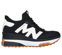 Skechers Women's Mark Nason: Upper Cut Neo Wedge - Juni in Black, Size 3 | Textile/Synthetic