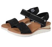 Skechers Women's Martha Stewart Arch Fit Beach Kiss-Beyond Chic Sandal, Black, 8