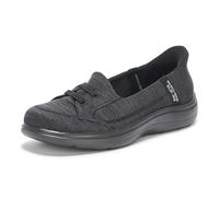 Skechers Women's Slip-ins: On-The-GO Flex Radiant - Dreaming Flats in Black/Gray, Size 4.5 | Textile, Vegan, Machine Washable