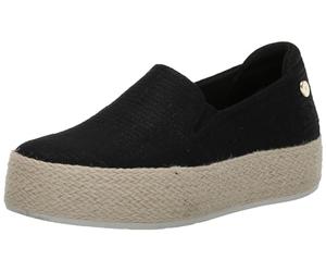 Skechers Women's Martha Stewart Bobs Sesame-by The Bay Loafer, Black, 8 UK