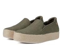 Skechers Women's Martha Stewart Bobs Sesame-by The Bay Loafer, Olive, 8