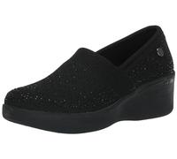 Skechers Women's Martha Stewart Pier Lite-Reflection Loafer, Black, 7