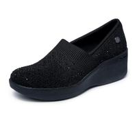 Skechers Women's Loafer Martha Stewart Pier Lite-Reflection Black Size 7