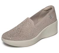 Skechers Womens Martha Stewart Relaxed Fit Parallel Lite - Lavish, Taupe, 11