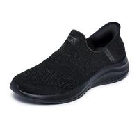 Skechers Women's Martha Stewart Ultra Flex 3.0 Hands Free Slip-INS - Neptune,Black,6M