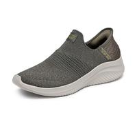 Skechers Womens Martha Stewart Ultra Flex 3.0 - Neptune Sneaker, Olive, 9