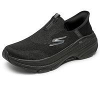 Skechers Women's Max Cushioning Arch Fit 2.0 Cambridge Slip-in Trainers, Black Textile/Trim, 4.5 UK