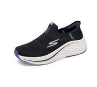 Skechers Women's Max Cushioning Elite 2.0 Eternal Hands Free Slip-ins Sneaker, Black/Purple, 2.5 UK