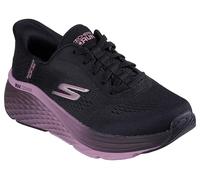 Skechers Women's Max Cushioning Elite 2.0 Solace Slip-On Sneakers, Black Textile/Mauve Trim, 4.5 UK