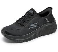 Skechers Women's Max Cushioning Elite 2.0 Vanish Hands Free Slip-ins Sneaker, Black, 3 UK