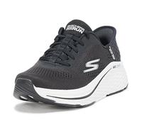 Skechers Women's Max Cushioning Elite 2.0 Vanish Hands Free Slip-ins Sneaker, Black White, 4 UK