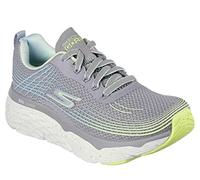 Skechers Women's MAX Cushioning Elite-Galaxy Burst Sneaker Gray/Lime