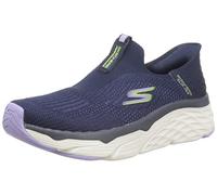 Skechers Women's MAX Cushioning Elite Sneaker, Navy Textile/Lavender Trim, 3 UK
