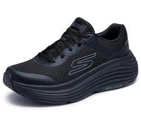 Skechers Women's Max Cushioning Endeavour Canova Sneaker, Black Synthetic/Black Trim, 2.5 UK