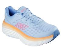 Skechers Women's Max Cushioning Endeavour Canova Sneaker, Blue Synthetic/Orange Trim, 2 UK