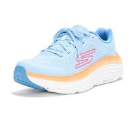 Skechers Women's Max Cushioning Endeavour Canova Sneaker, Blue Synthetic/Orange Trim, 6 UK