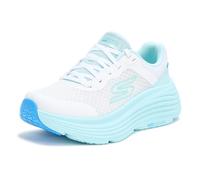 Skechers Women's Max Cushioning Endeavour Canova Sneaker, White Synthetic/Light Blue Trim, 6.5 UK