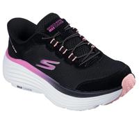 Skechers Women's Max Cushioning Endeavour Cardova Sneaker, Black Textile/Pink Trim, 3 UK
