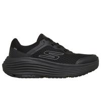 Skechers Women's Max Cushioning Endeavour Sneaker in Black, Size 3.5 | Synthetic/Textile, Vegan, Machine Washable