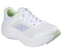 Skechers Women's Max Cushioning Endeavour Canova Sneaker, White Synthetic/Mint Trim, 3.5 UK