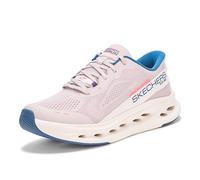Skechers Women's MAX Cushioning Glide-Step Caledonia Trainers, Lavender Textile/Teal Trim, 6 UK