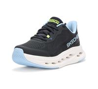 Skechers Women's Max Cushioning Glide Step Fairmont Sneaker, Black/Blue, 7 UK