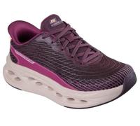 Skechers Women's Max Cushioning Glide-Step Sapphire Slip-On Sneakers, Burgundy Textile/Synthetic, 5 UK