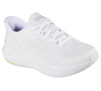 Skechers Women's Max Cushioning Suspension Chrone Sneaker, White Synthetic/Trim, 6.5 UK