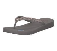 Skechers Women's Meditation Butterfly Garden, Taupe Mitobuck/Gem Rhinestone Trim, 8 UK