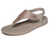 Skechers Women's Meditation Luxe Geo Embellished Stretch Knit Slingback Sandal with Luxe Foam