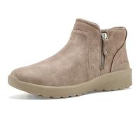 Skechers Women's Relaxed Fit: Lovely Vibe - Forever Mine Bootie in Dark Taupe, Size 5.5 | Textile, Vegan