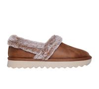 Skechers Womens Memory Foam Slippers Black Chestnut Ladies - Cozy Up 169027