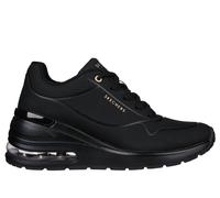Skechers Women's Million Air - Elevated Air Sneaker in Black, Size 7 | Synthetic